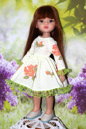 Сукня 2025-1 hand made для Paola Reina, 32 см