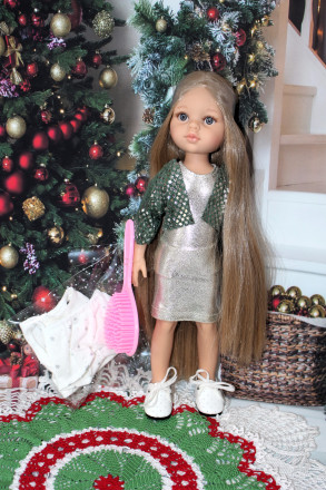 Кукла Paola Reina Карла Рапунцель в наряде 54516+пижама, 32 см