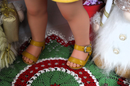 Кукла рыжая без челки Vestida de Azul, 45 cм 