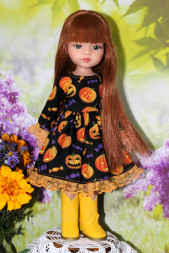 Сукня Осінь-25-9 Hand made для Paola Reina, 32 см 