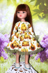 Сукня Осінь-25-11 Hand made для Paola Reina, 32 см