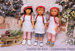 Кукла Umi Юми, Umi-7409, повар,  28 см