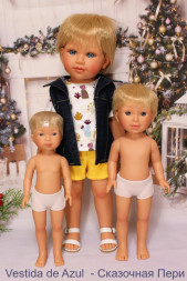 Кукла Vestida de Azul Пау, PAU-8001, 33 см