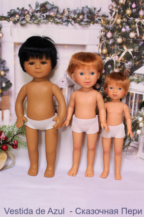 Кукла Vestida de Azul Пау, PAU-D8200, 33 см