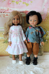Кукла Клео Paola Reina 14830 в літньому вбранні hand made, 32 см