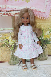 Кукла Клео Paola Reina 14830 в літньому вбранні hand made, 32 см
