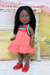 Кукла Vestida de Azul Паулина 33 см, без одежды и обуви 