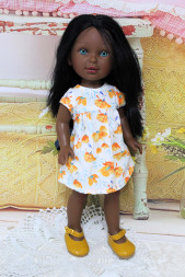 Кукла Vestida de Azul Паулина 33 см, без одежды и обуви 