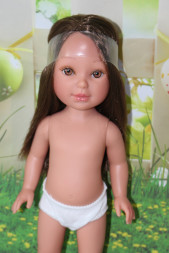 Кукла Vestida de Azul Паулина, шатенка без челки, PAU-D833, 33 см