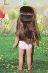 Кукла Vestida de Azul Паулина, шатенка без челки, PAU-D833, 33 см