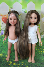 Кукла Vestida de Azul Паулина, шатенка без челки, PAU-D833, 33 см