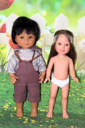 Кукла Vestida de Azul Паулина, шатенка без челки, PAU-D833, 33 см