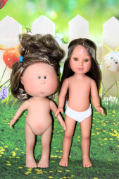 Кукла Vestida de Azul Паулина, шатенка без челки, PAU-D833, 33 см