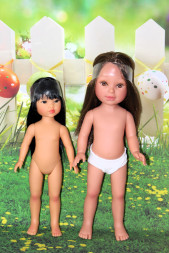 Кукла Vestida de Azul Паулина, шатенка без челки, PAU-D833, 33 см