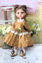 Сукня осіння hand made для Paola Reina, 32 см