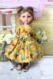 Сукня осіння hand made для Paola Reina, 32 см