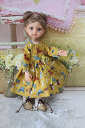 Сукня осіння hand made для Paola Reina, 32 см