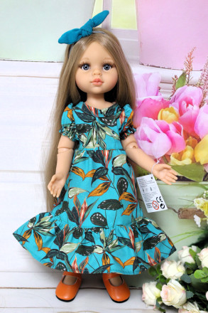 Кукла Paola Reina шарнирная Карла в наряде  54864+пижамка, 32 см