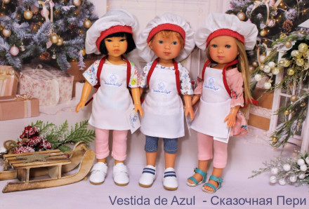 Кукла Карлотта Carlota повар, CAR-740,  28 см