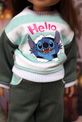 Комплект одягу зимовий-3 Hand made для Paola Reina, 32 см 1