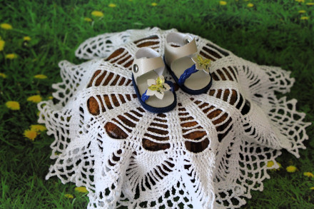 Босоніжки для ляльки 28 см, hand made