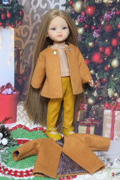 Пальто класичне гірчичне haand made for Paola Reina, 32 см