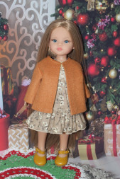 Пальто класичне гірчичне haand made for Paola Reina, 32 см