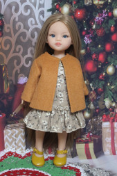 Пальто класичне гірчичне haand made for Paola Reina, 32 см