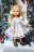Платье новогоднее Hand made для Paola Reina, 32 см