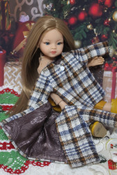 Пальто класичне у клітинку hand made for Paola Reina