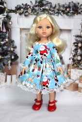 Платье новогоднее Hand made для Paola Reina, 32 см 
