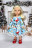 Платье новогоднее Hand made для Paola Reina, 32 см 