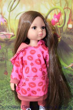 Кукла Кэрол в наряде 54526 + пижамка, 32 см Paola Reina