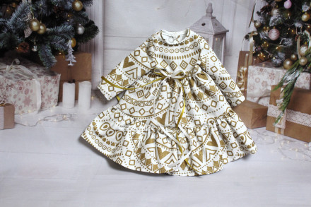 Платье новогоднее Hand made для Paola Reina, 32 см 