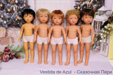 Лялька Еліот без одягу,  28 см, Vestida de Azul