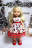 Платье новогоднее Hand made для Paola Reina, 32 см 