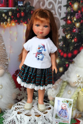 Футболка новорічна-6 трикотажна Hand made for Paola / Vestida