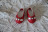 Туфлі червоні для ляльки Paola Reina 32-34 см, hand made