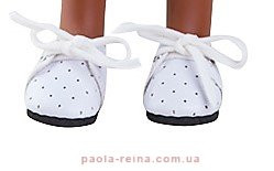 Туфли белые Paola Reina 32 см на шнурочках