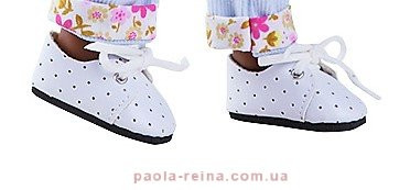 Туфли белые Paola Reina 32 см на шнурочках
