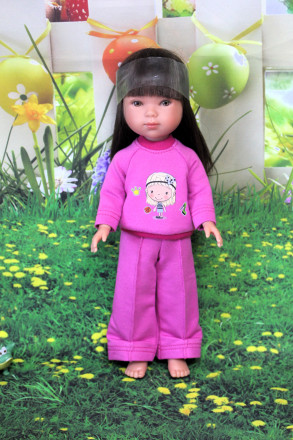 Костюм трикотажный Hand made для Вестида де Азул, 28 см