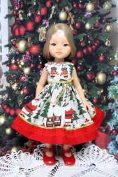 Платье новогоднее Hand made для Paola Reina, 32 см