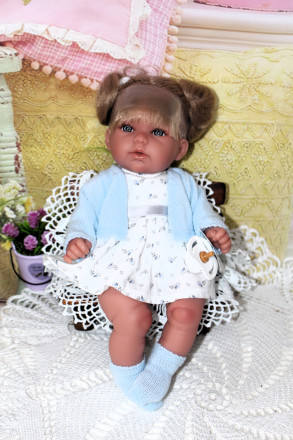 Лялька м&#039;яконабивна Olivia-230215, 28 см, Іспанія
