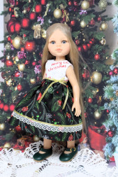 Платье новогоднее Hand made для Paola Reina, 32 см