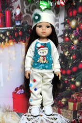 Комплект Новорічного одягу без взуття, Hand made для Paola Reina, 32 см