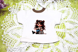 Футболка трикотажна Hand made для Paola Reina, 32 см