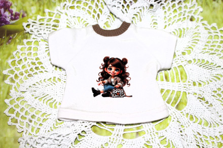 Футболка трикотажна Hand made для Paola Reina, 32 см