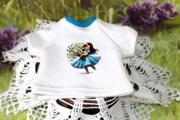 Футболка трикотажна Hand made для Paola Reina, 32 см