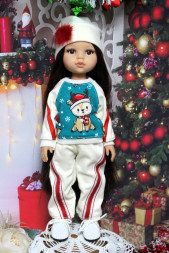 Комплект-2 Новорічного одягу без взуття, Hand made для Paola Reina, 32 см