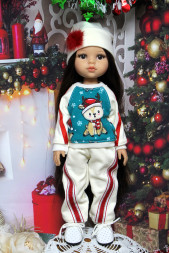 Комплект-2 Новорічного одягу без взуття, Hand made для Paola Reina, 32 см